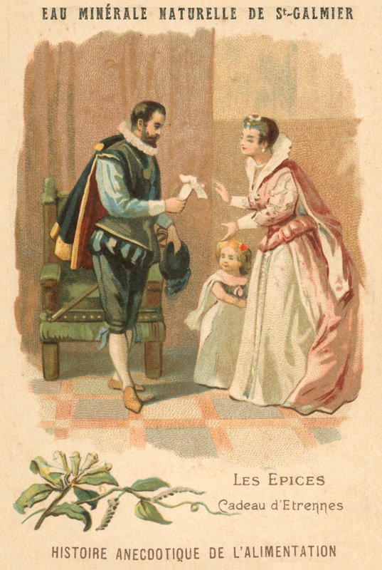 Ajándék fűszerek (chromolitho) alkotó: French School