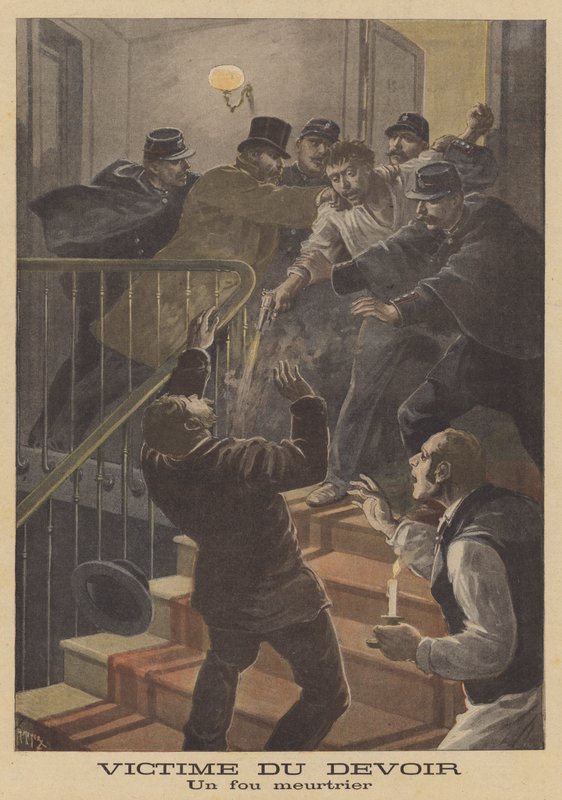 A kötelesség áldozata: lelőtte egy őrült alkotó: French School
