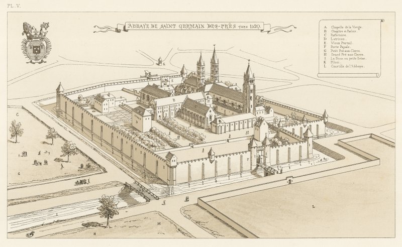 Saint Germain des-Pres-i apátság, 1520 körül alkotó: French School