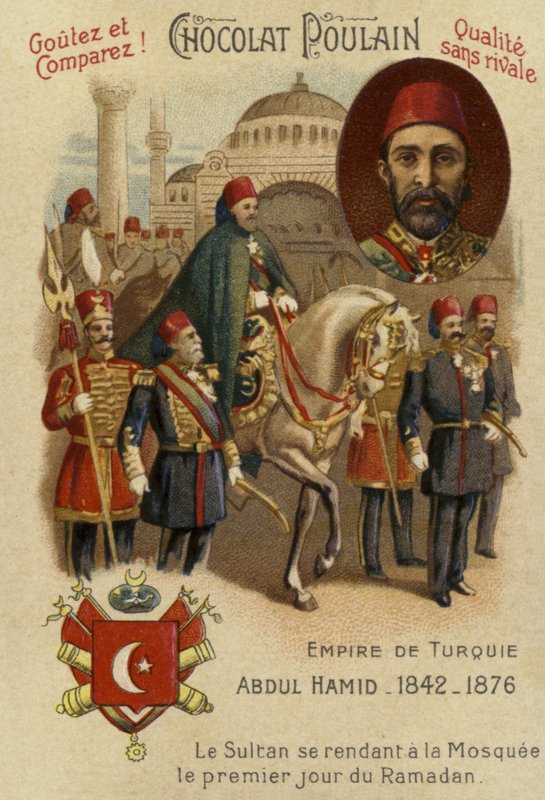 Abdul Hamid II, az Oszmán Birodalom szultánja alkotó: French School