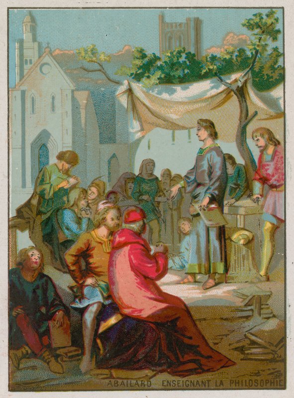Abelard filozófiát tanít alkotó: French School