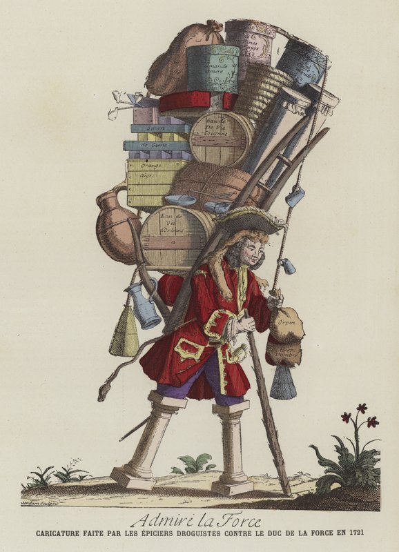 Csodálja meg az erőt, 1721 alkotó: French School