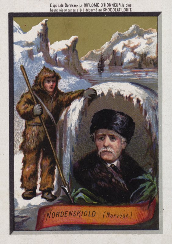 Adolf Erik Nordenskiold, finn-svéd sarkvidéki felfedező alkotó: French School
