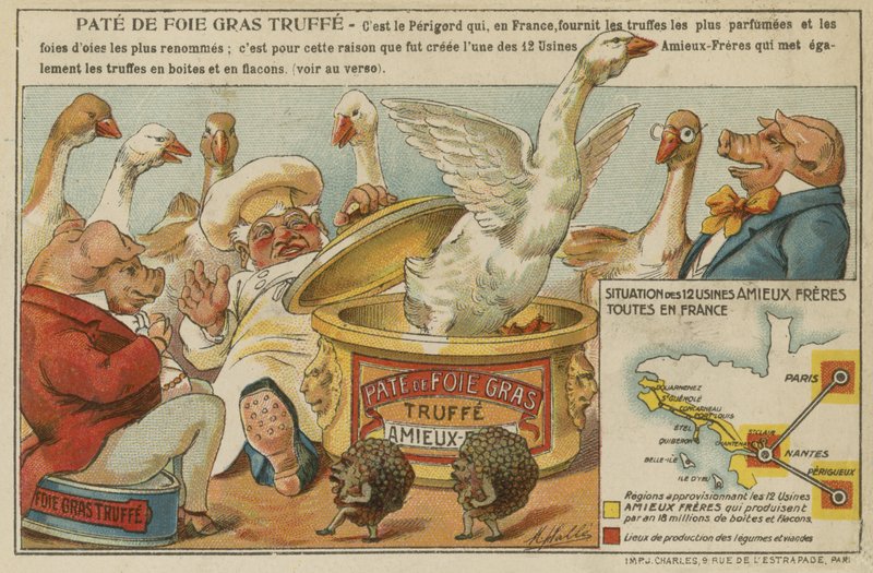 Amieux Freres Pate de Fois Gras reklámja alkotó: French School
