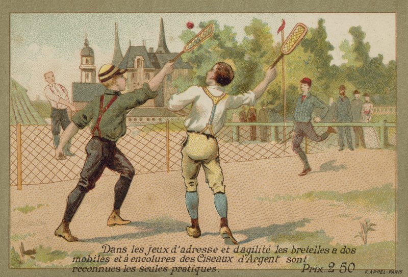 Ciseaux dArgent nadrágtartó hirdetése alkotó: French School