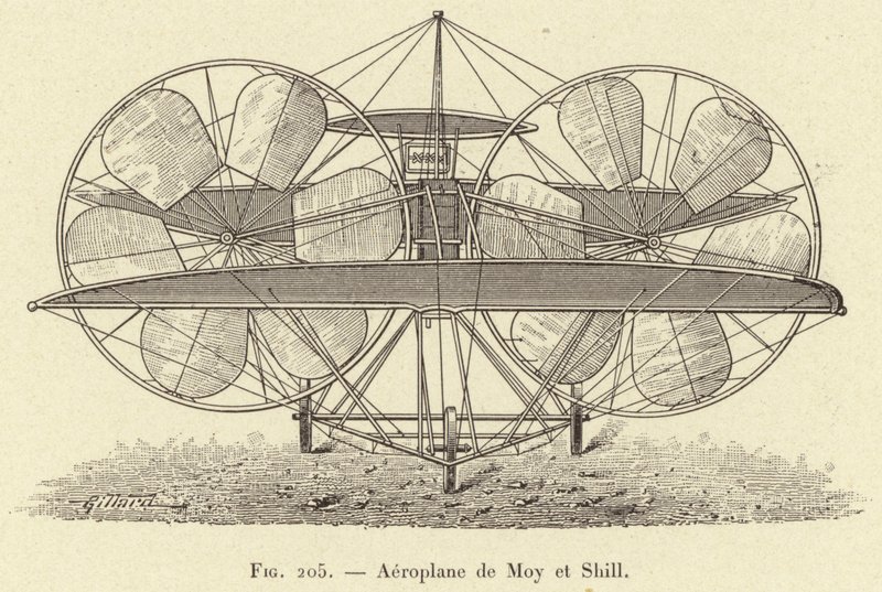 Airplane de Moy et Shill (metszet) alkotó: French School