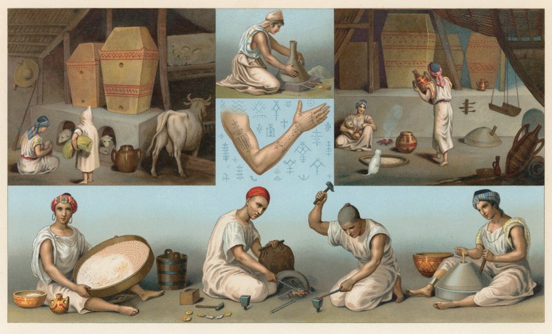 Afrika jelmez alkotó: French School