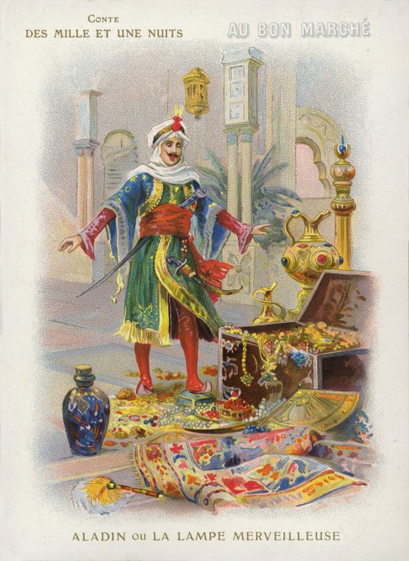 Aladdin és a varázslámpa alkotó: French School