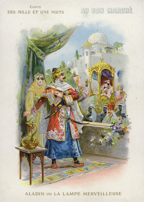 Aladdin és a varázslámpa alkotó: French School