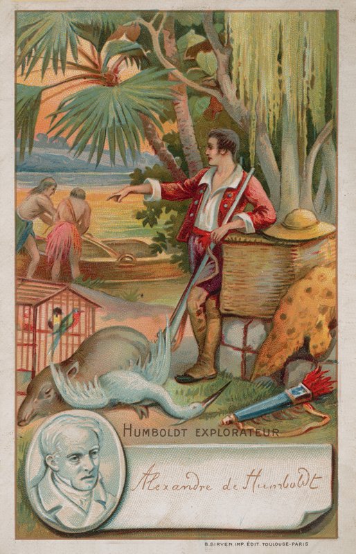 Alexander von Humboldt porosz geográfus, természettudós és felfedező (1769-1859) alkotó: French School