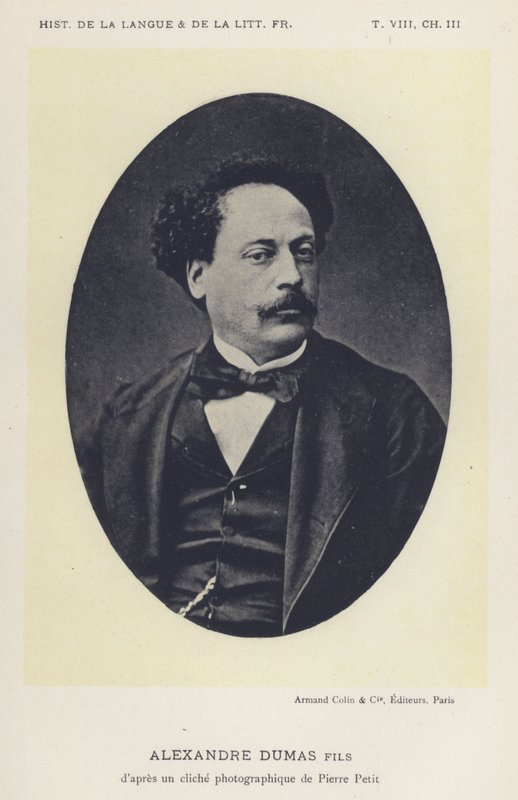 Alexandre Dumas fils (litho) alkotó: French School