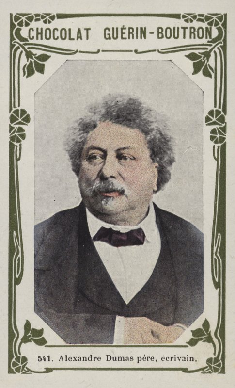Alexandre Dumas apa, író (színes fotó) alkotó: French School