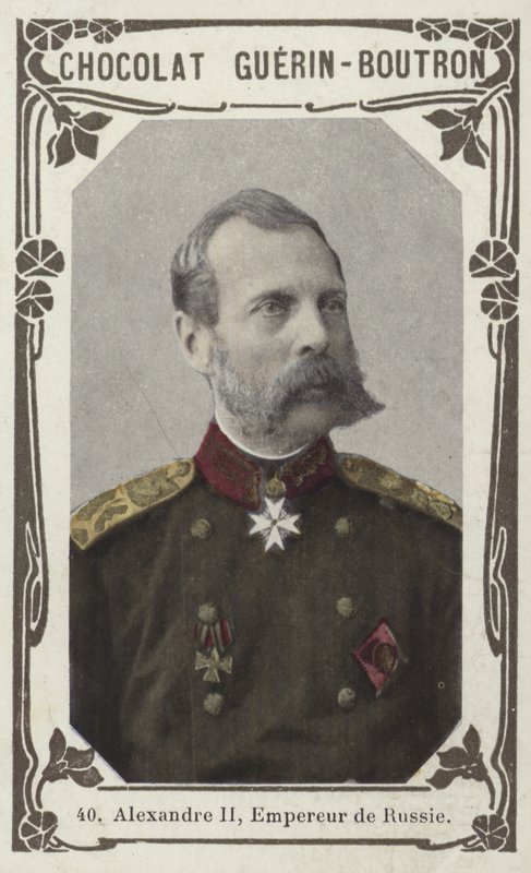 Sándor, Oroszország császára (színes fotó) alkotó: French School