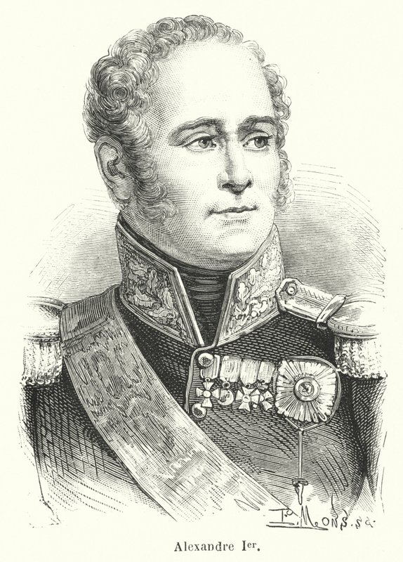 Alexandre Ier (metszet) alkotó: French School