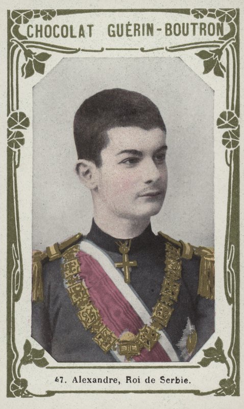 Sándor, szerb király (színes fotó) alkotó: French School