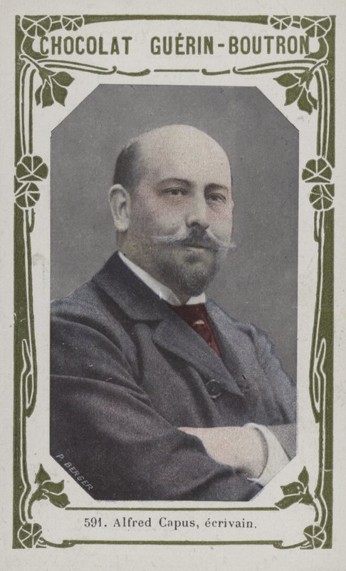 Alfred Capus, ecrivain (színes fotó) alkotó: French School