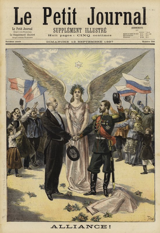Szövetség Franciaország és Oroszország között, 1897 alkotó: French School
