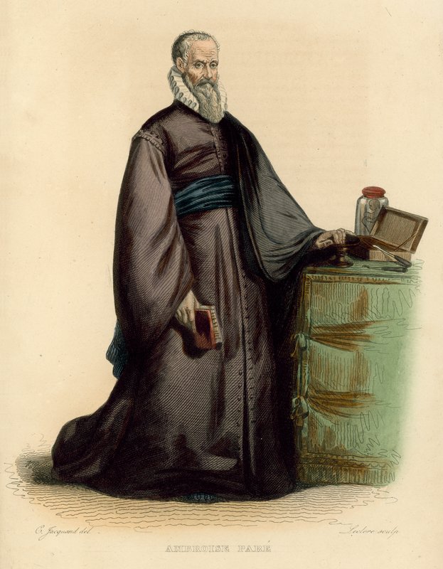 Ambroise Pare (színes metszet) alkotó: French School