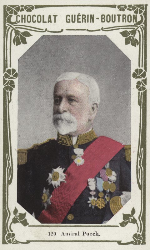 Amiral Puech (színes fotó) alkotó: French School
