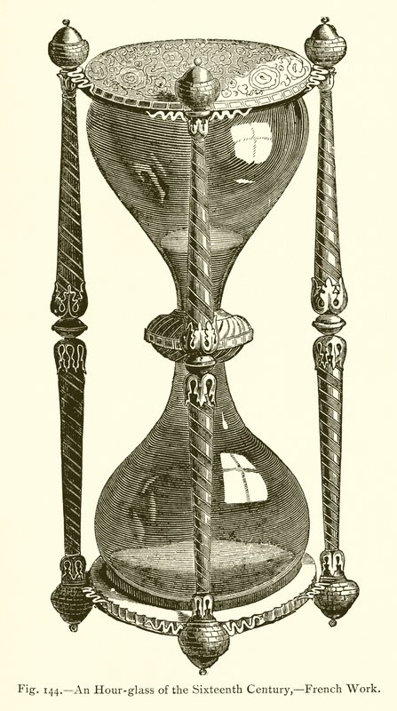 A tizenhatodik század homokórája – francia munka alkotó: French School