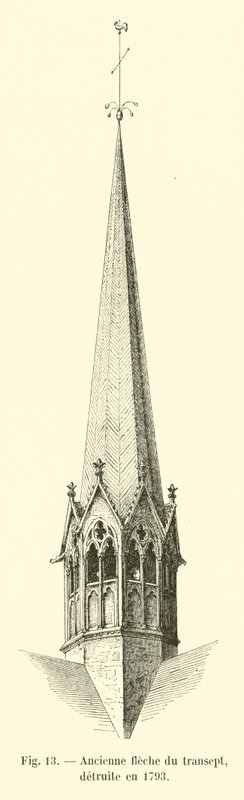 A kereszthajó régi nyila, 1793-ban megsemmisült alkotó: French School