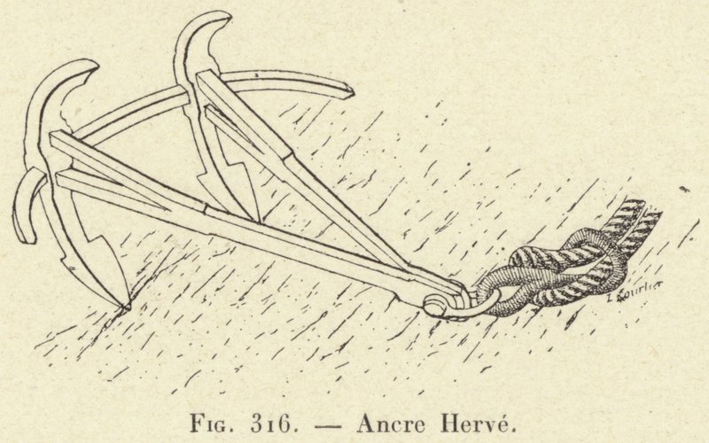 Ancre Herve (metszet) alkotó: French School