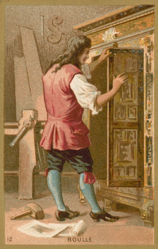 Andre Charles Boulle francia bútorasztalos alkotó: French School
