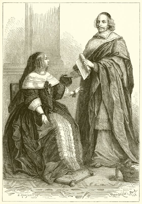 Ausztriai Anna és Mazarin bíboros alkotó: French School
