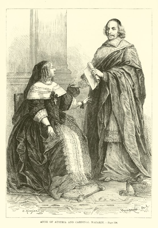 Ausztriai Anna és Mazarin bíboros alkotó: French School