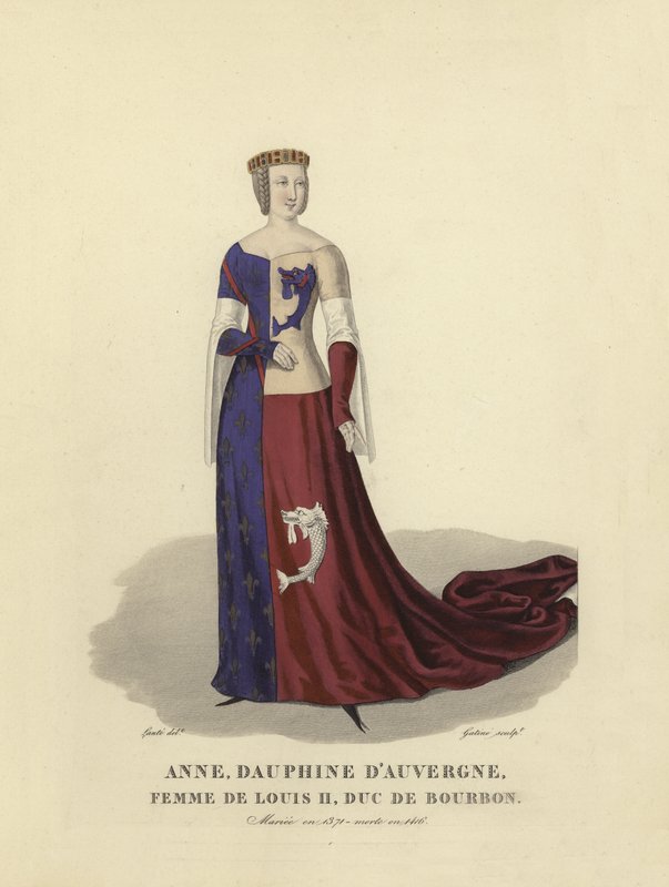 Auvergne-i Anne, II. Lajos, Bourbon herceg felesége alkotó: French School