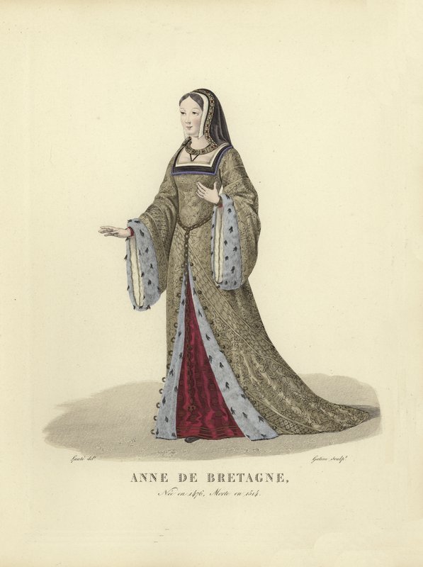Bretagne-i Anna, VIII. Károly és XII. Lajos francia királyné alkotó: French School