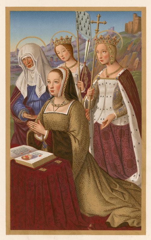 Bretagne-i Anna imában alkotó: French School