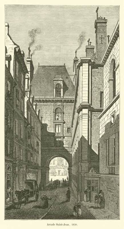 Saint-Jean árkád, 1830 alkotó: French School