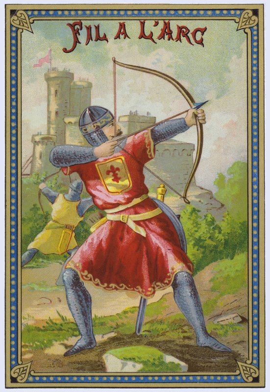 Íjász (chromolitho) alkotó: French School