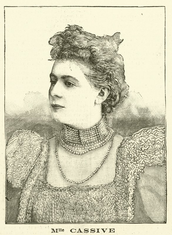 Armande Cassive francia színésznő (metszet) alkotó: French School