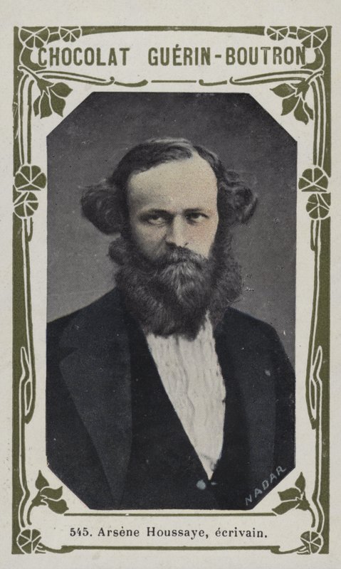 Arsene Houssaye, ecrivain (színes fotó) alkotó: French School