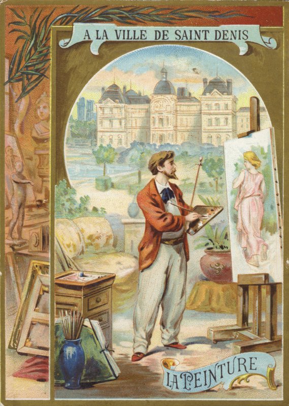 Művész festmény nő képe alkotó: French School