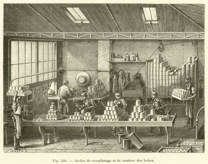 Doboztöltő és hegesztő műhely (gravírozás) alkotó: French School
