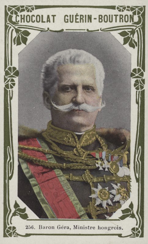 Gera báró, magyar miniszter (színes fotó) alkotó: French School