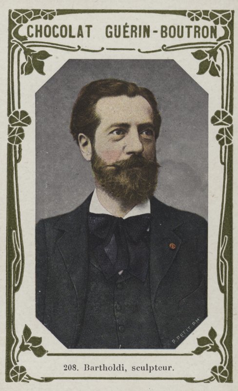 Bartholdi, szobrász (színes fotó) alkotó: French School