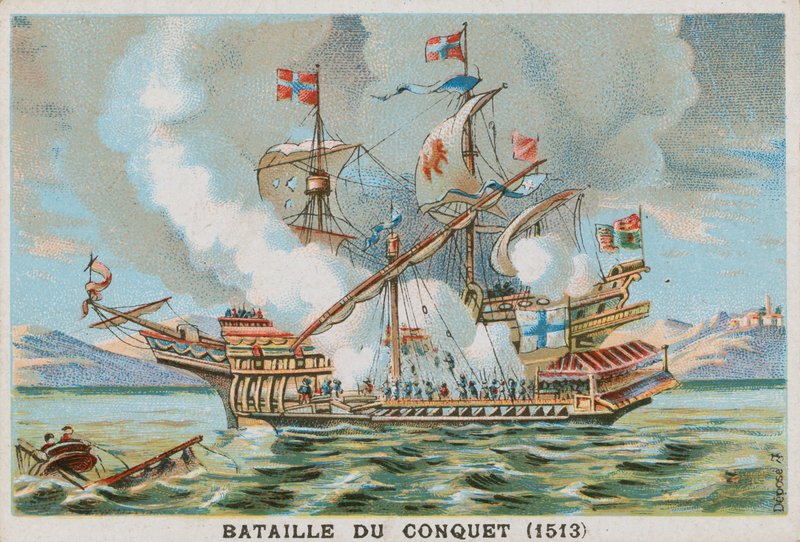 Le Conquet-i csata, 1530 alkotó: French School