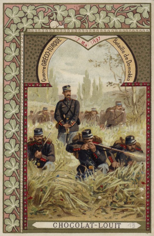 Domokosi csata, görög-török háború, 1897. május 17 alkotó: French School