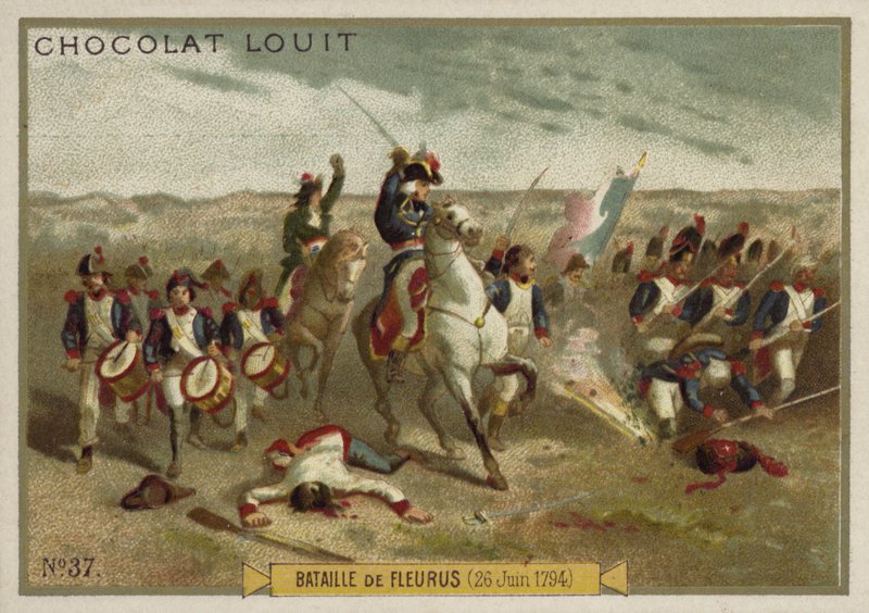 Fleurusi csata, francia függetlenségi háborúk, 1794. június 26 alkotó: French School