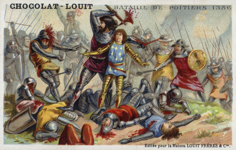 Poitiers-i csata, Franciaország, 1356 alkotó: French School