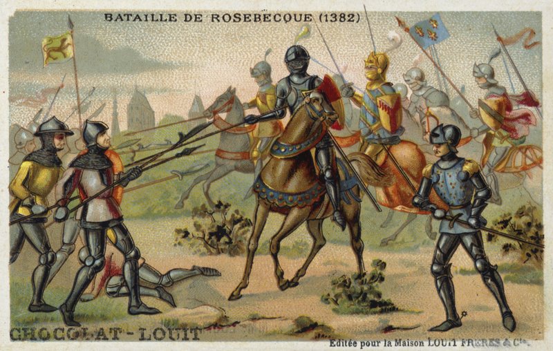 Rosebecque-i csata (Roosebeke), Flandria, 1382 alkotó: French School