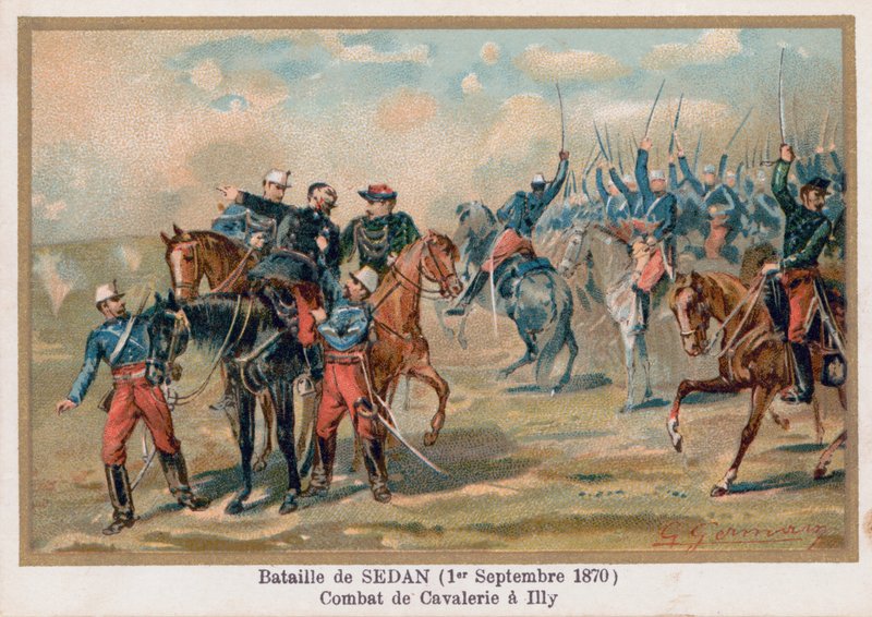 Sedani csata, harc Calvaire dIlly-nél alkotó: French School