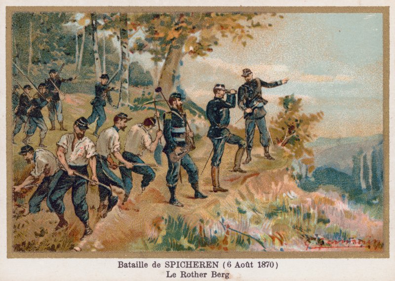 Spicheren-i csata, Rother-Berg védelme alkotó: French School