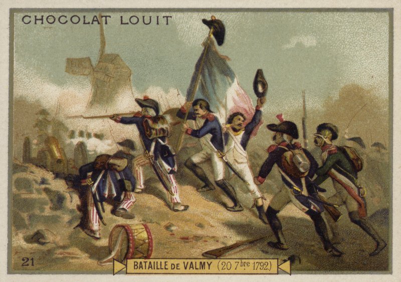 Valmy-i csata, Franciaország, 1792. szeptember 20 alkotó: French School