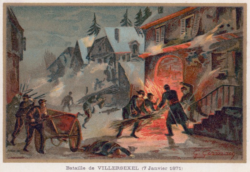 Villersexeli csata alkotó: French School