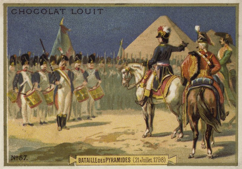 Piramiscsata, Egyiptom, 1798. július 21 alkotó: French School